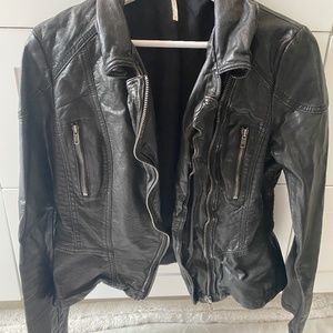 Free People Vegan Moto Jacket
